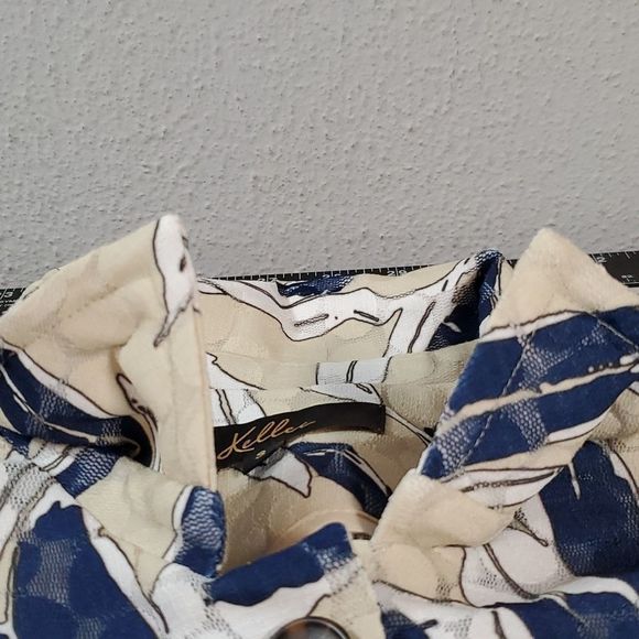 Kellee Blazer Jacket Wire Adjustable Collar Cruisewear Vibe Tropical‎ Small - Picture 7 of 9